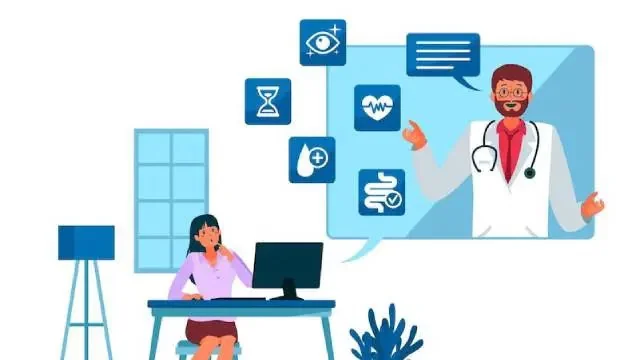 Clean modern hospital interior
